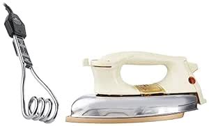 Buy Bajaj DHX-9 1000W Heavy Weight Dry Iron with Advance Soleplate and ...