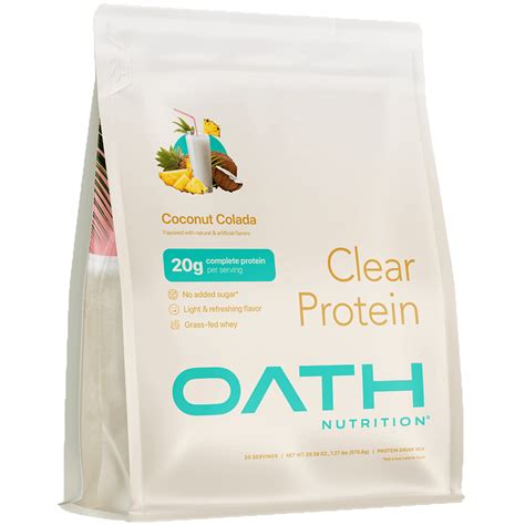 Clear Whey Protein Powder | Clear Protein Isolate by Oath Nutrition