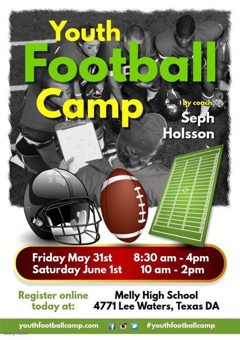 football youth camps near me