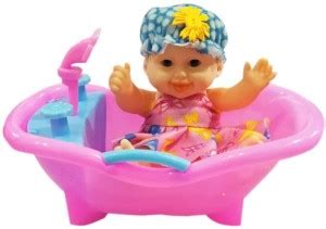 HALO NATION Bath Time Baby Doll Baby Tub Toy - Baby Doll Bathroom Set ...