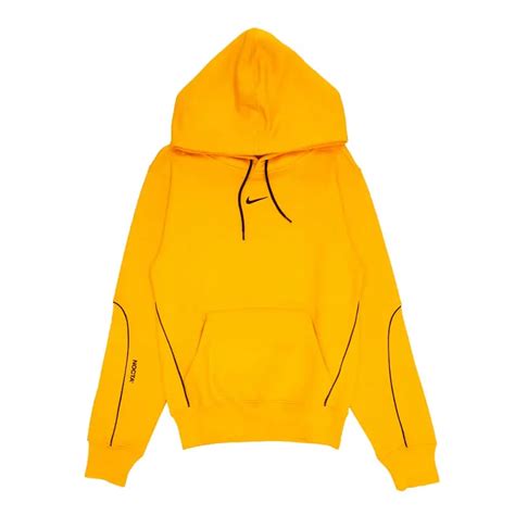 Nike x Drake NOCTA Hooded Sweatshirt Yellow Black - TikTok Shop