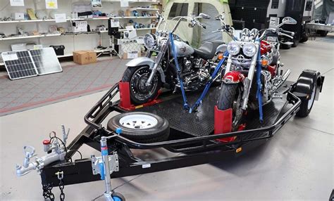 Image result for Ground Level Loading Motorcycle Trailer