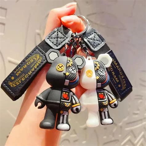 Robo-Hug Hybrid Bear Keychain