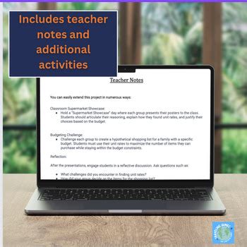 Image result for Math Unit Rate Project