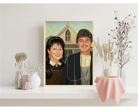 Farmer Couple Painting