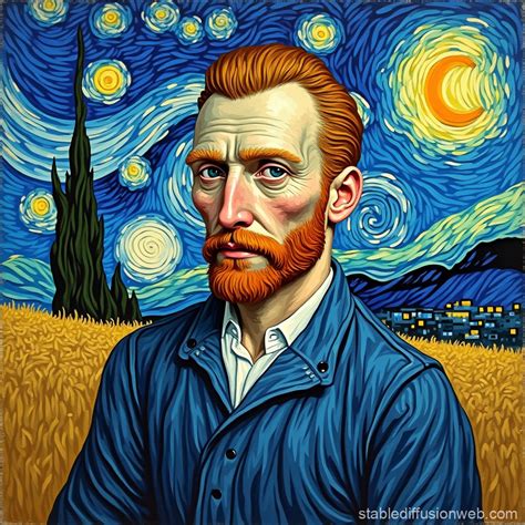 Vincent van Gogh Portrait | Stable Diffusion Online