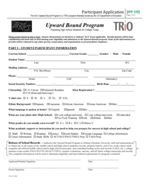 Fillable Online acu Program Application 0209.doc. Image - acu Fax Email ...