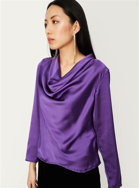 Buy Women Solid Cowl Neck Blouse Online at just Rs. 699.0 ...
