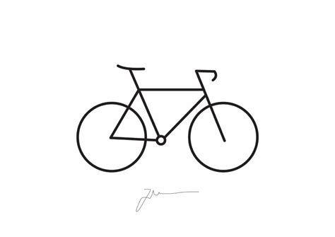 Basic Bike Drawing 的图像结果