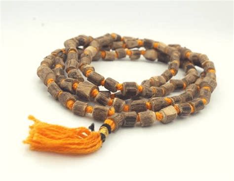 ADHYATM | Tulsi Mala/Holy Basil Rosary String for Wearing, Jaap ...