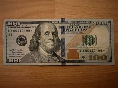 $100 2009A LA00110499*- $100.00 Dollar Bill with Star Note | eBay