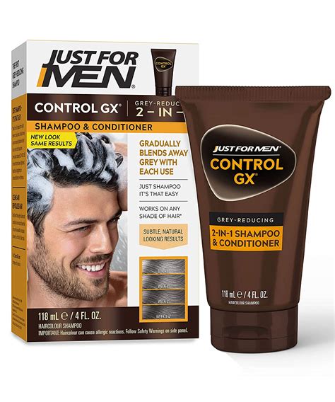 Buy Just For Men Control GX Grey Reducing 2 in 1 Shampoo and ...