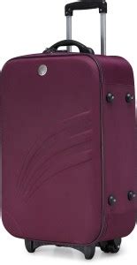 Verage Hamburg 69 Cms Purple Medium Check In Soft Suitcase Luggage Bag ...