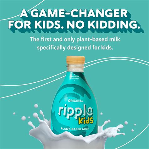 Ripple Kids Non-Dairy Milk, Vegan, Original, 48 Fl Nepal | Ubuy