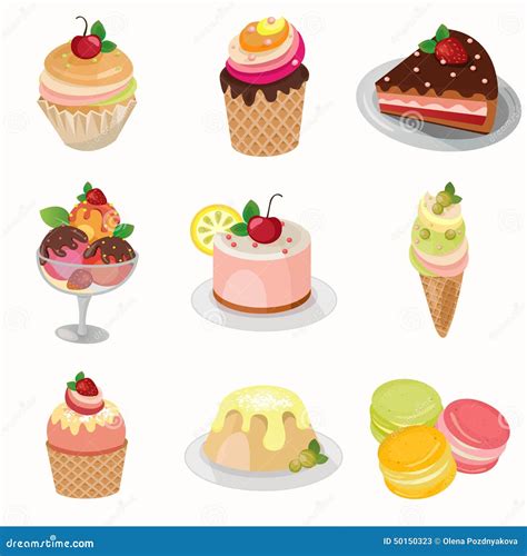 Clipart Of Desserts