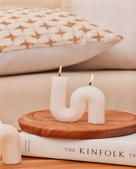 Wavelet Candle - White – Holy Grail Homes