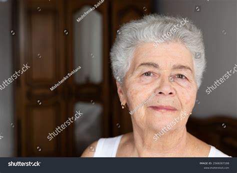 Portrait 70 Year Old Woman Home Stock Photo 2569267199 | Shutterstock