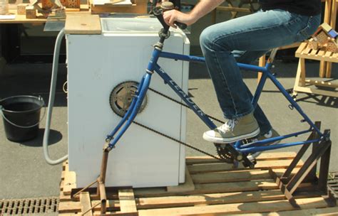 Image result for Bike-Powered Washing Machine