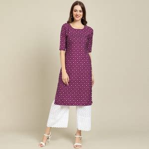 EthnicBasket Women Printed Straight Kurta - Buy EthnicBasket Women ...