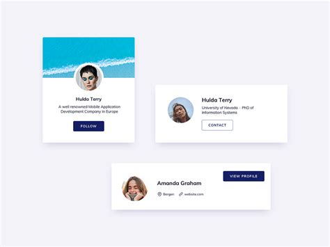 Profile UI Design Source Code 的图像结果
