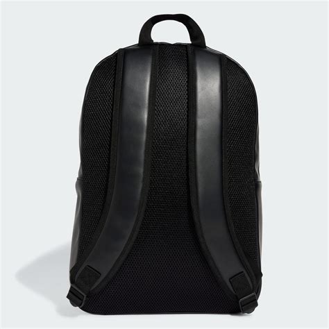 adidas Polyurethane Trefoil Outline Backpack - Black | adidas India