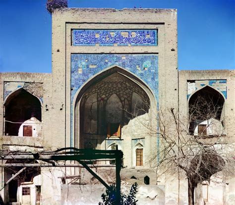 Uzbekistan Madrasah 1911 Ninterior View of The Kush Madrasah in Bukhara ...