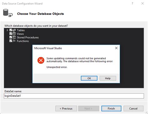 Connection to Database Simple Program Code C# in Visual Studio 2017 的图像结果