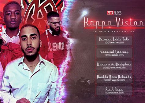 Kappa Alpha Psi's "KappaVision" to host a week of events for Women's ...