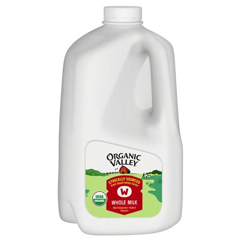 Organic Valley® Whole Milk Gallon, 128 fl oz (One Gallon) - Walmart.com