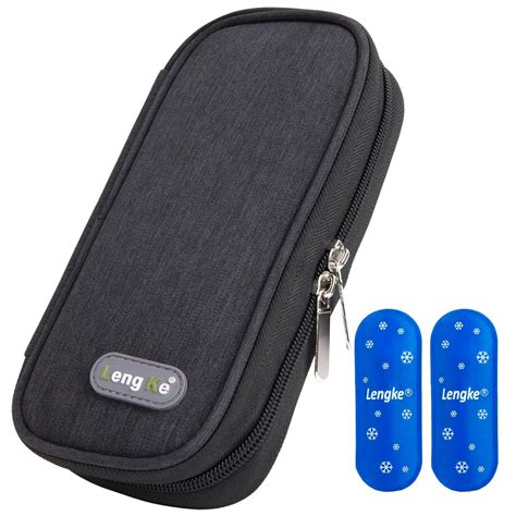 Leng Ke Insulin Travel Case TSA Approved, Portable Insulin Pen Case ...