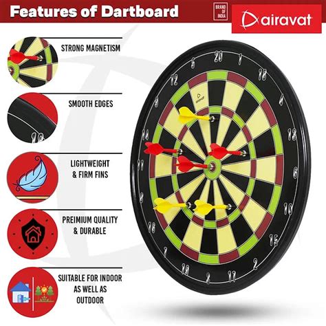 MAGNETIC DART BOARD 902 (MEDIUM) – Airavat