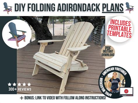 Templates For Adirondack Chairs - prntbl.concejomunicipaldechinu.gov.co