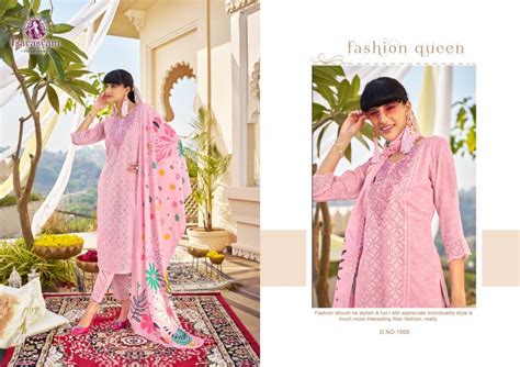 Isavasyam Chikan Applique Luxury Cotton Ready Made Collection