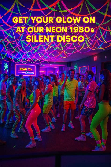 Neon Retro Silent Disco Event, The United Kingdom, Willenhall, Walsall ...