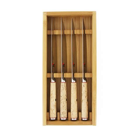 Miyabi Birchwood // Steak Knives // Set of 4 - Miyabi Artisan - Touch ...