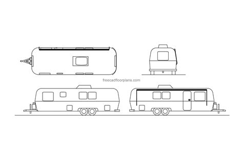 Airstream - Free CAD Drawings