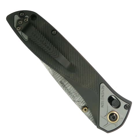 Benchmade Gold Class Seven | Ten AXIS Lock Knife, Damascus Blade | BladeOps