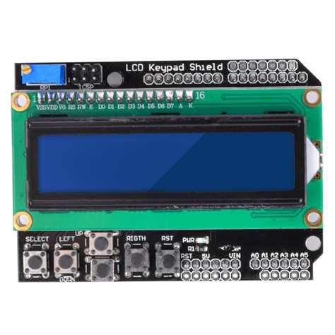 Invento 16x2 LCD Keypad Shield LCD1602 Module Display For DIY LCD ...
