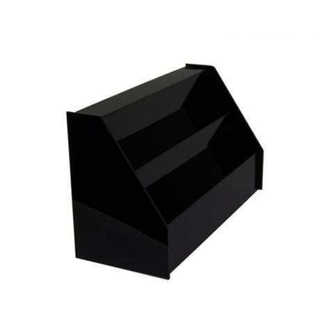 Acrylic Reversible Stair Step Riser - Medium- Black – Laser Cut Studio