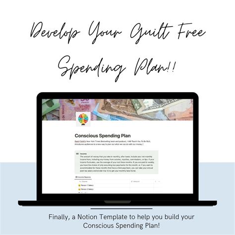 Conscious Spending Plan - Notion Template - Etsy