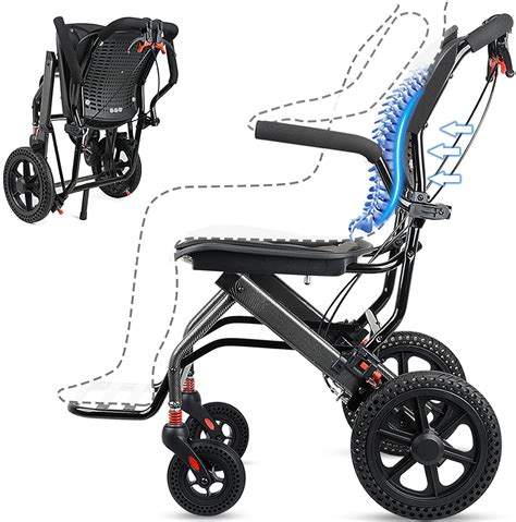 Amazon.com: WISGING Transport Wheelchairs for Adults, Lightweight ...