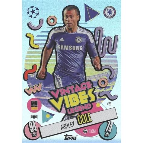 Match Attax 2024 2025 Ashley Cole Vintage Vibes India | Ubuy