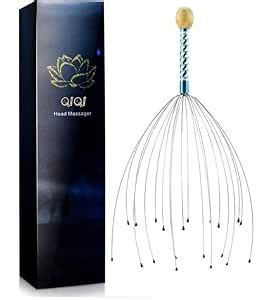 QIQI Head Massager Scalp Scratcher 12 Finger Body Relaxing Hair Massage ...