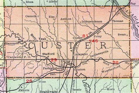 Custer County Road Map at Patricia Furman blog