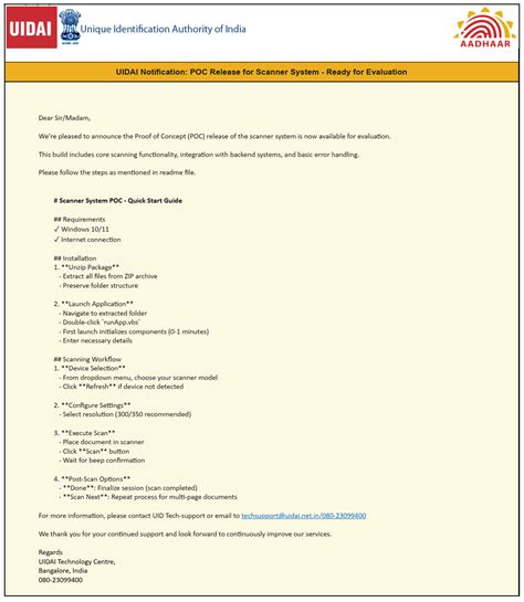 Download Software for Proof of Concept (POC) release of the scanner ...