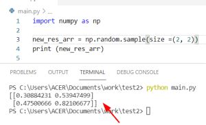 Image result for Random Sample Python