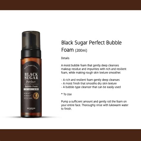 Skinfood: Black Sugar Perfect Bubble Foam - 200ml