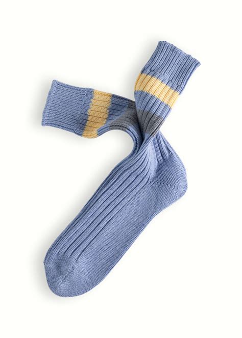 URBAN COLLECTION Striped Light Blue Socks – Thunders Love | Socks