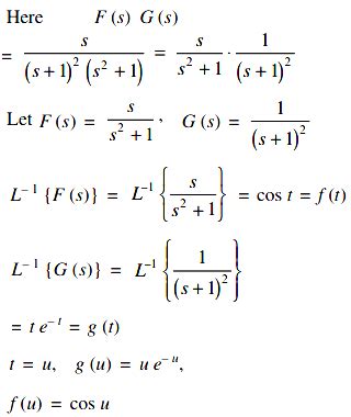Image result for Inverse Laplace Using Convolution Theorem