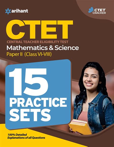 15 Practice Sets CTET Mathematics and Science Paper 2 for Class 6 to 8 ...
